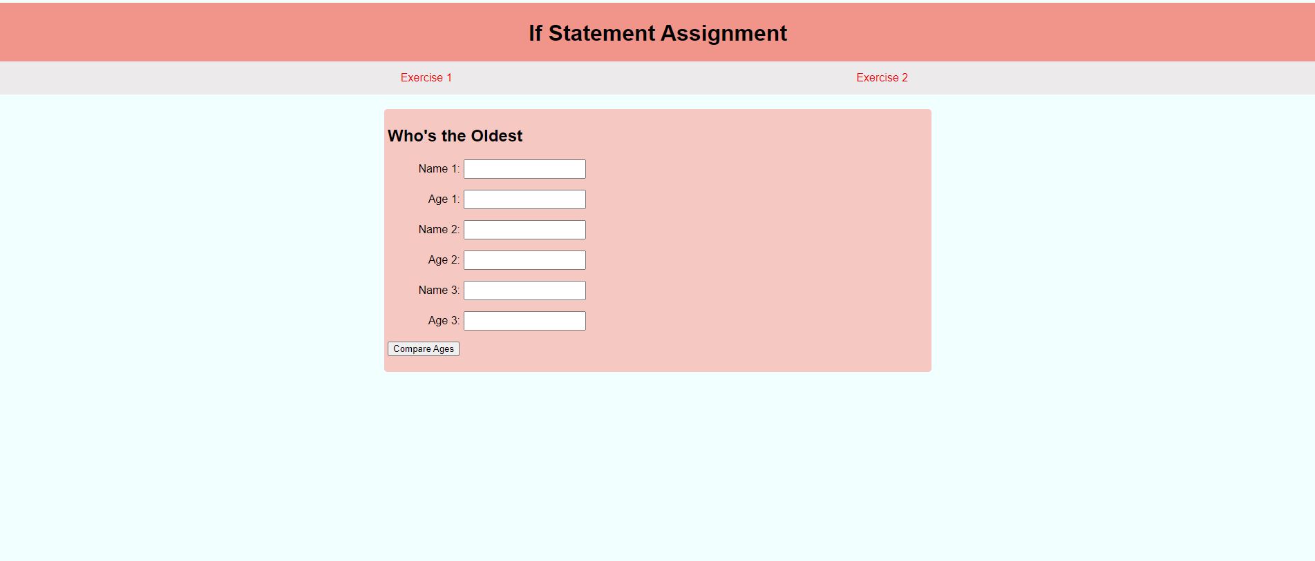 Conditionals